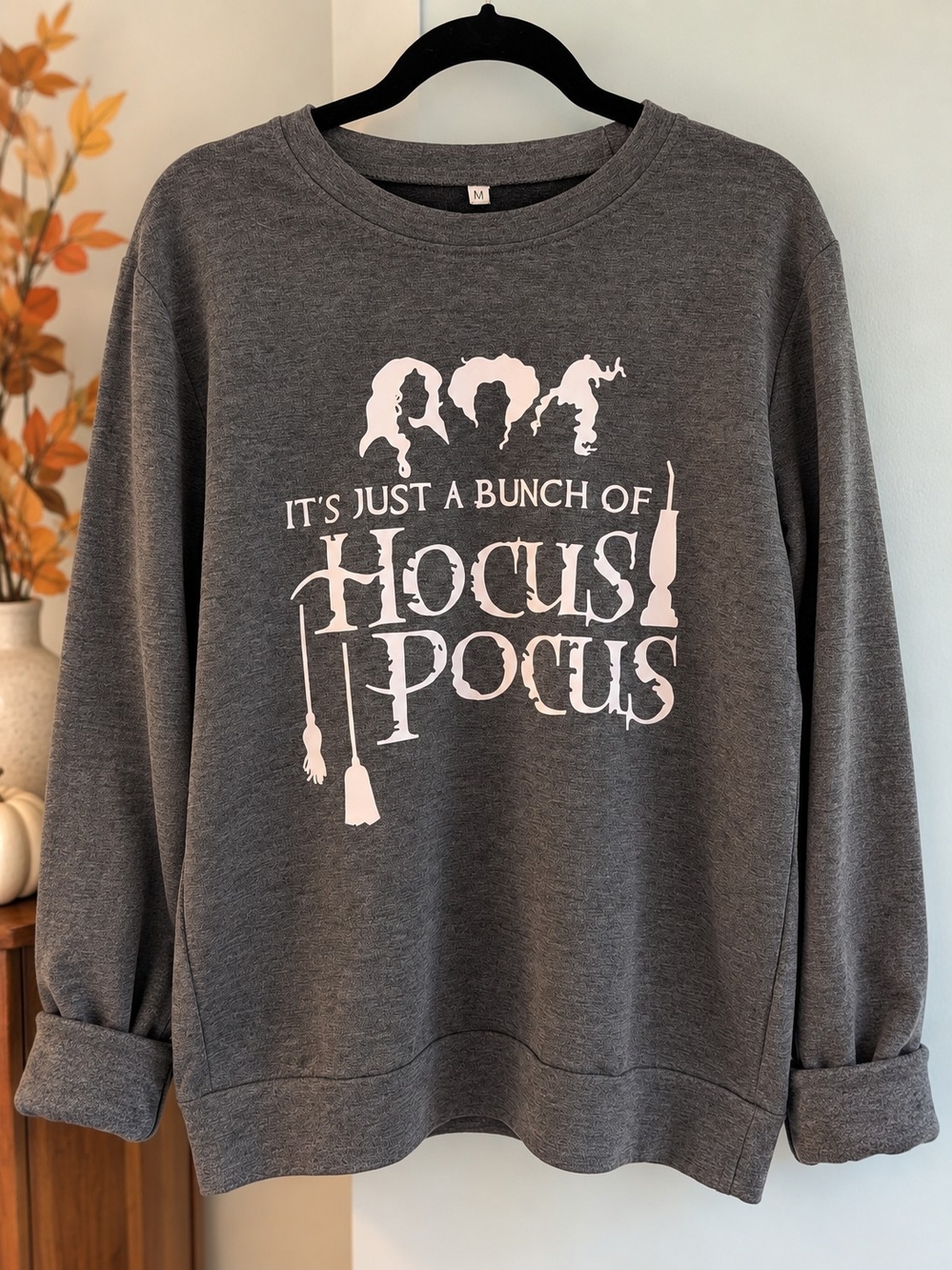 Hocus Pocus Inspired Halloween Sweatshirt Women’s M
